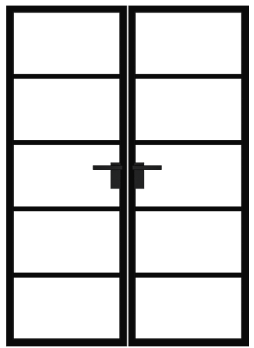 Loft-Doppeltür 14AG