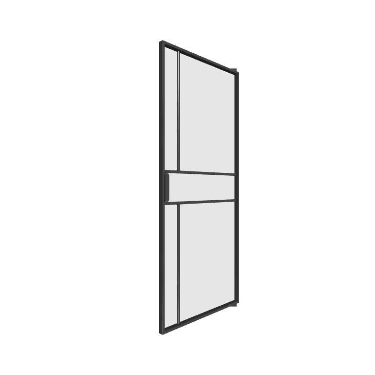 Stahl Loft Pivot-Tür P18 Elegance Line