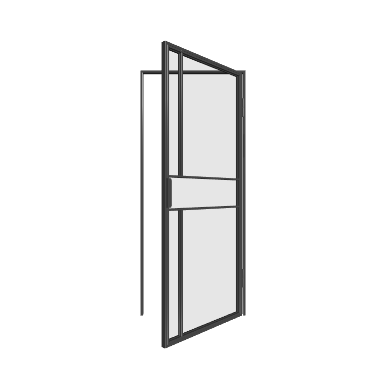 Stahl-Lofttür-D18 Industrial Line