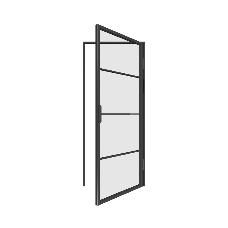 Stahl-Lofttür-D4 Industrial Line