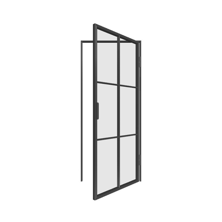 Stahl-Lofttür-D6 Industrial Line