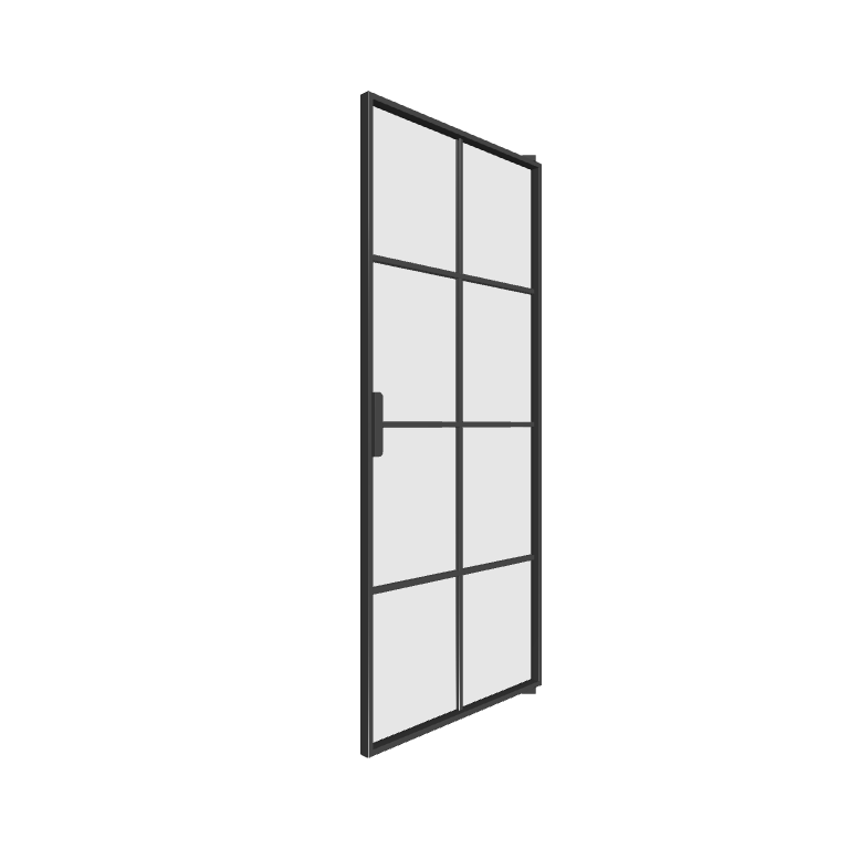 Stahl Loft Pivot-Tür P8 Elegance Line