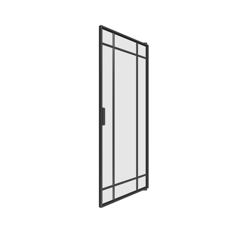 Stahl Loft Pivot-Tür P9 Elegance Line