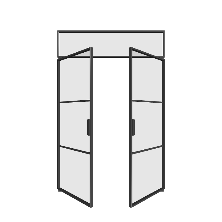 Loft Pivot Doppeltür mit Oberlicht Elegance Line