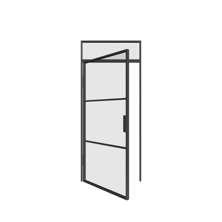 Loft Einzeltür mit Oberlicht (DIN L) Elegance Line