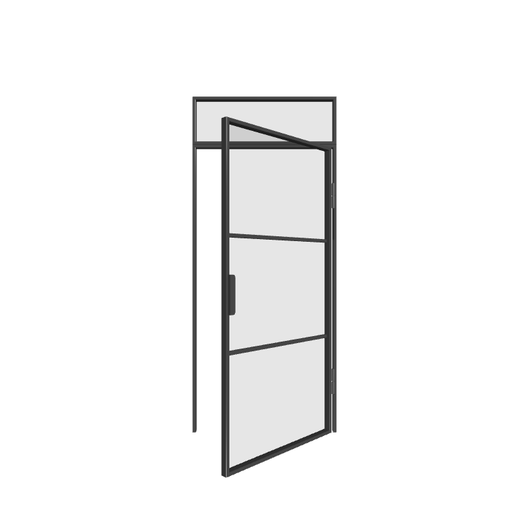 Loft Einzeltür mit Oberlicht (DIN R) Elegance Line