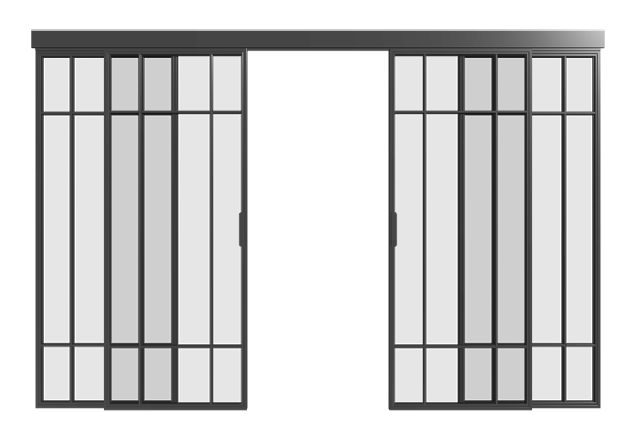 Schiebetür (vierfach) - S11 Loft Line