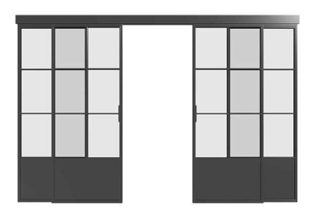 Schiebetür (vierfach) - S15 Loft Line