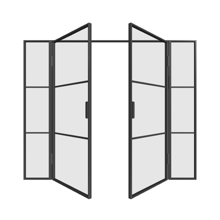 Loftdoppeltür mit Seitenteilen Elegance Line