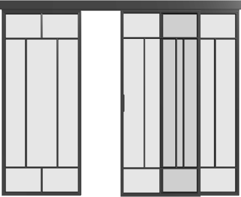 Schiebetür (dreifach) - S7 Loft Line