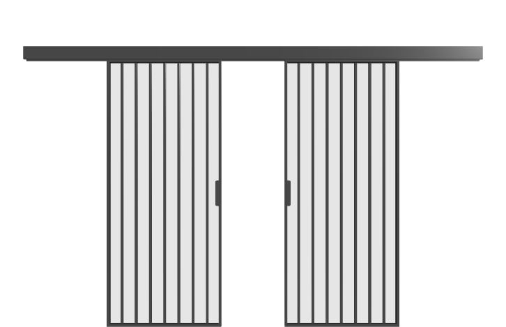 Loft Doppel-Schiebetür S12 Elegance Line