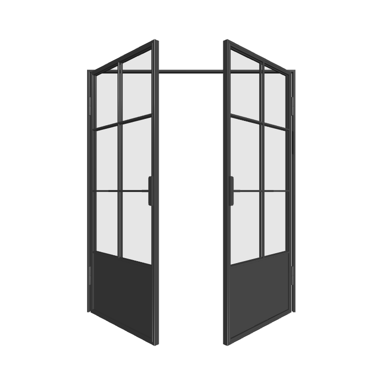 Loft Doppeltür M15 Industrial Line