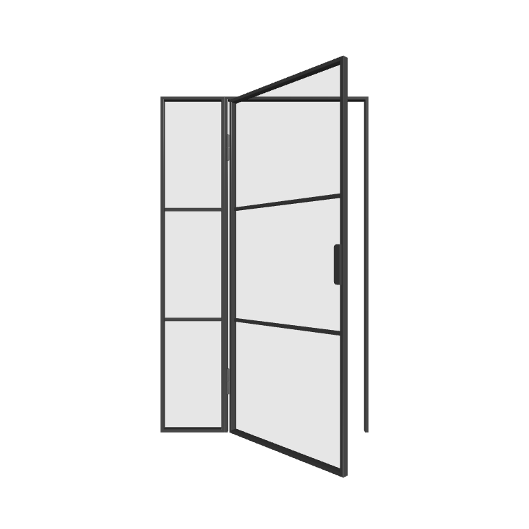 Lofttür mit Seitenteil links (DIN L) Elegance Line