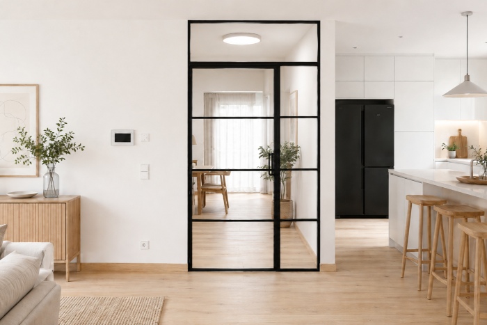 Lofttüren für kleine Räume: Wie Glas und schmale Profile mehr Raumgefühl schaffen